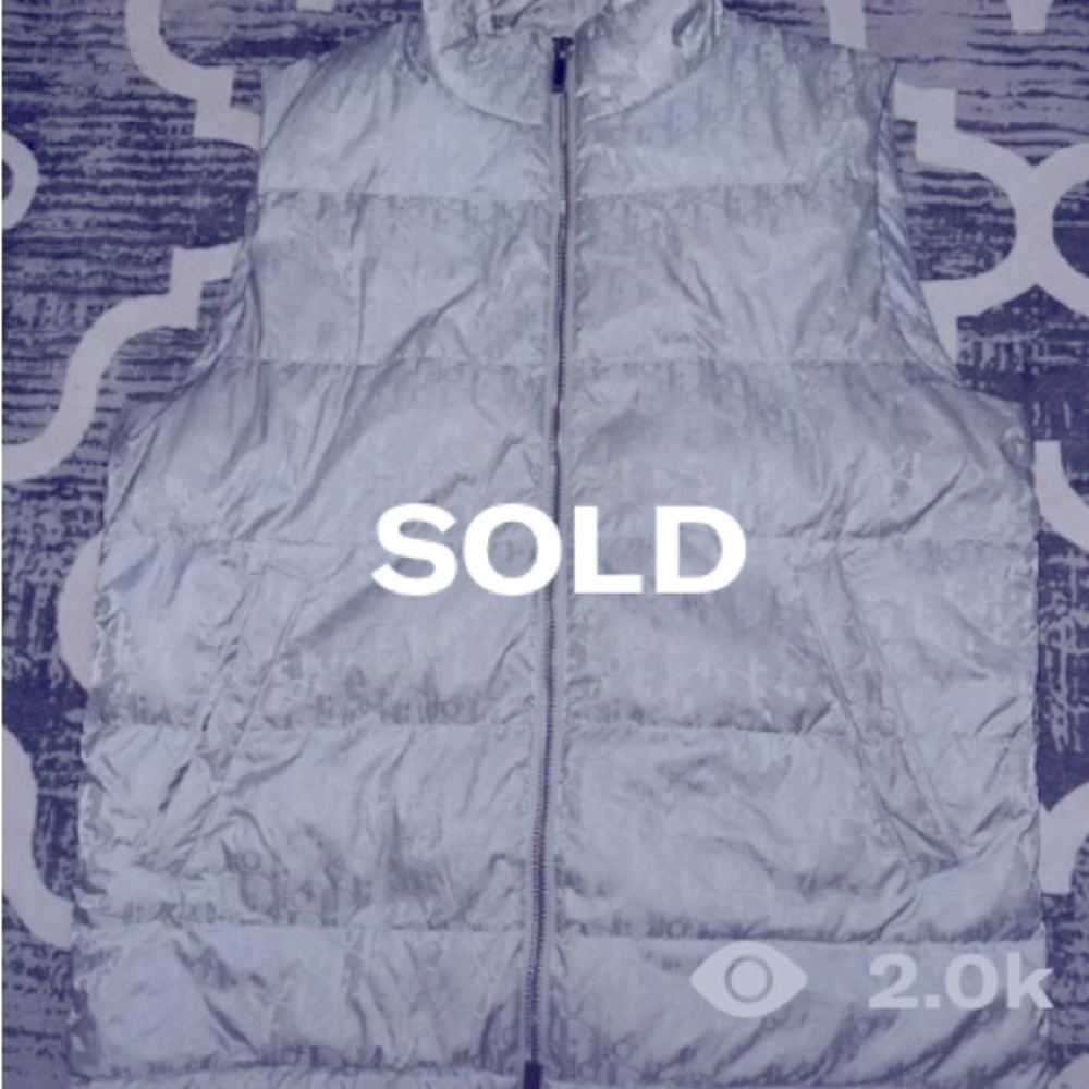 🛑SOLD🛑 DIOR OBLIQUE PUFFER VEST